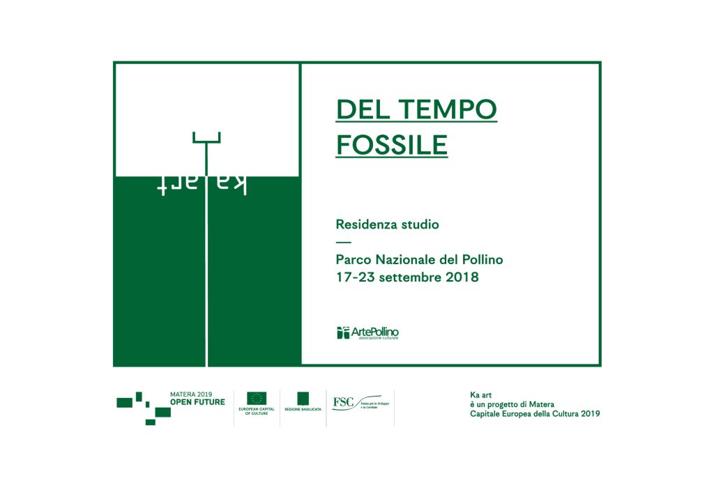 “Del tempo fossile” – Residenza studio